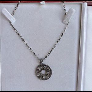 John Hardy sterling silver and 18k gold necklace